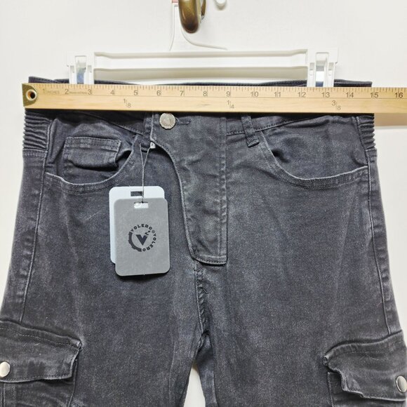 Motorcycle Riding Pants  Removable Armor Pads Protective Gear Volerooy  Black M - Picture 9 of 12